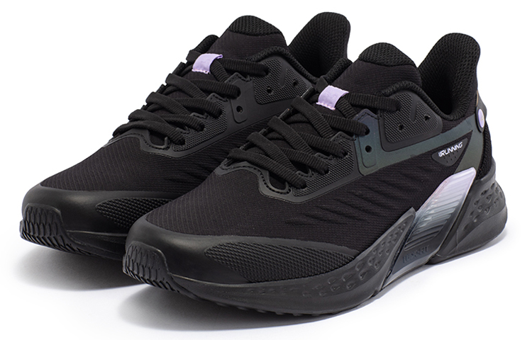 361° Volcano Rainproof Series Anti Slip Wear Resistant Low Top Running Shoes Women's Obsidian Black/Digital Lavender