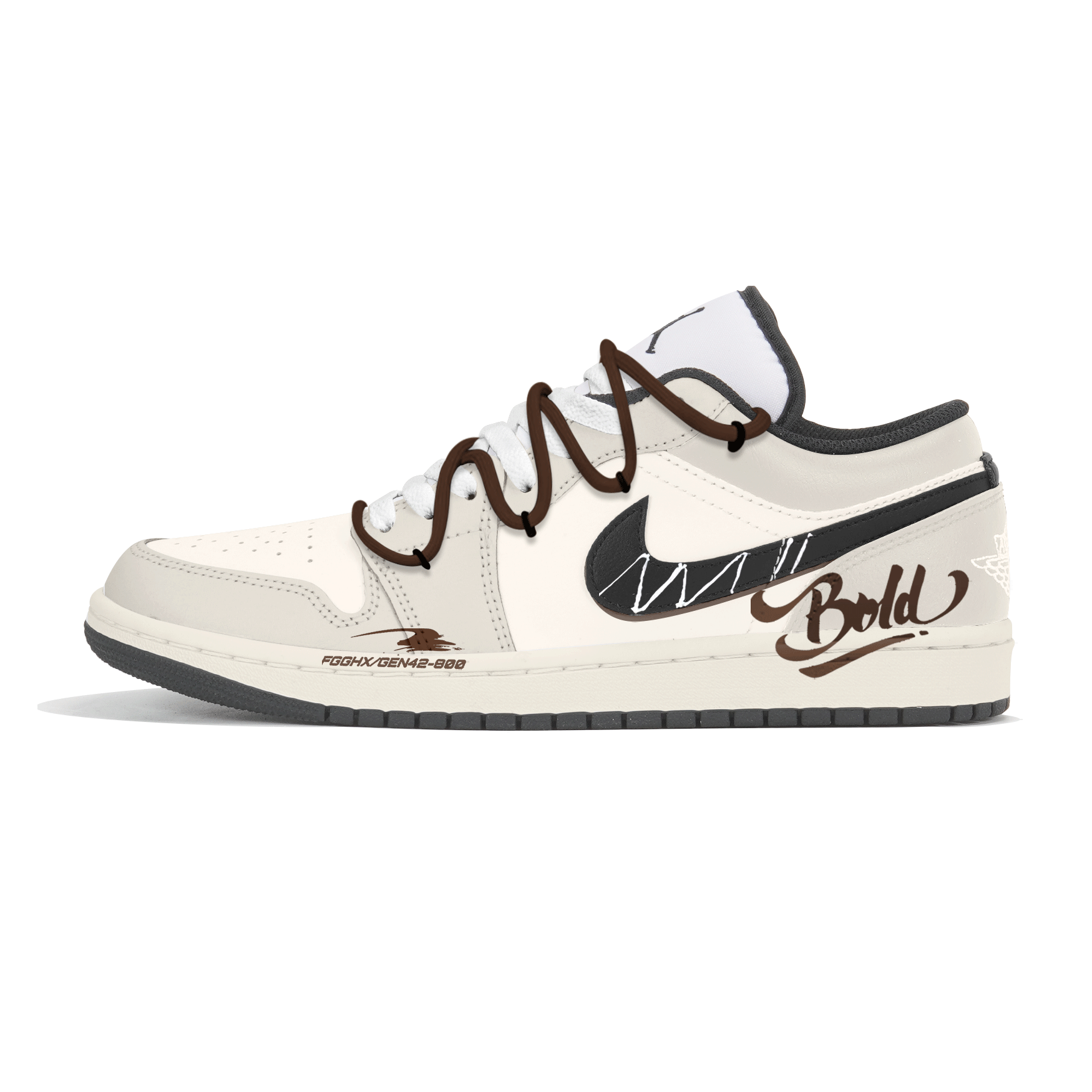 Jordan Air Jordan 1 Tri-Experimental Laboratory Durable Breathable Low-Top Vintage Basketball Shoes Men's Ecru купить в интернет-магазине Yoocart с быстрой доставкой по России.