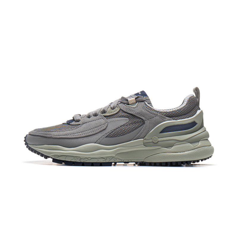 LiNing CF Tracing Origin V4 Low-Top Casual Shoes Men's Gray
