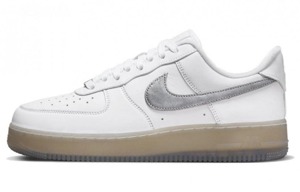 Nike Air Force 1 '07 Premium 'White Metallic Silver'