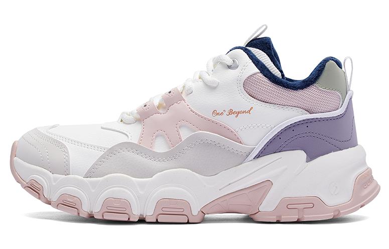 361° Cushioning, Wear Resistant Low Top Sports Casual Shoes Women's Pink White