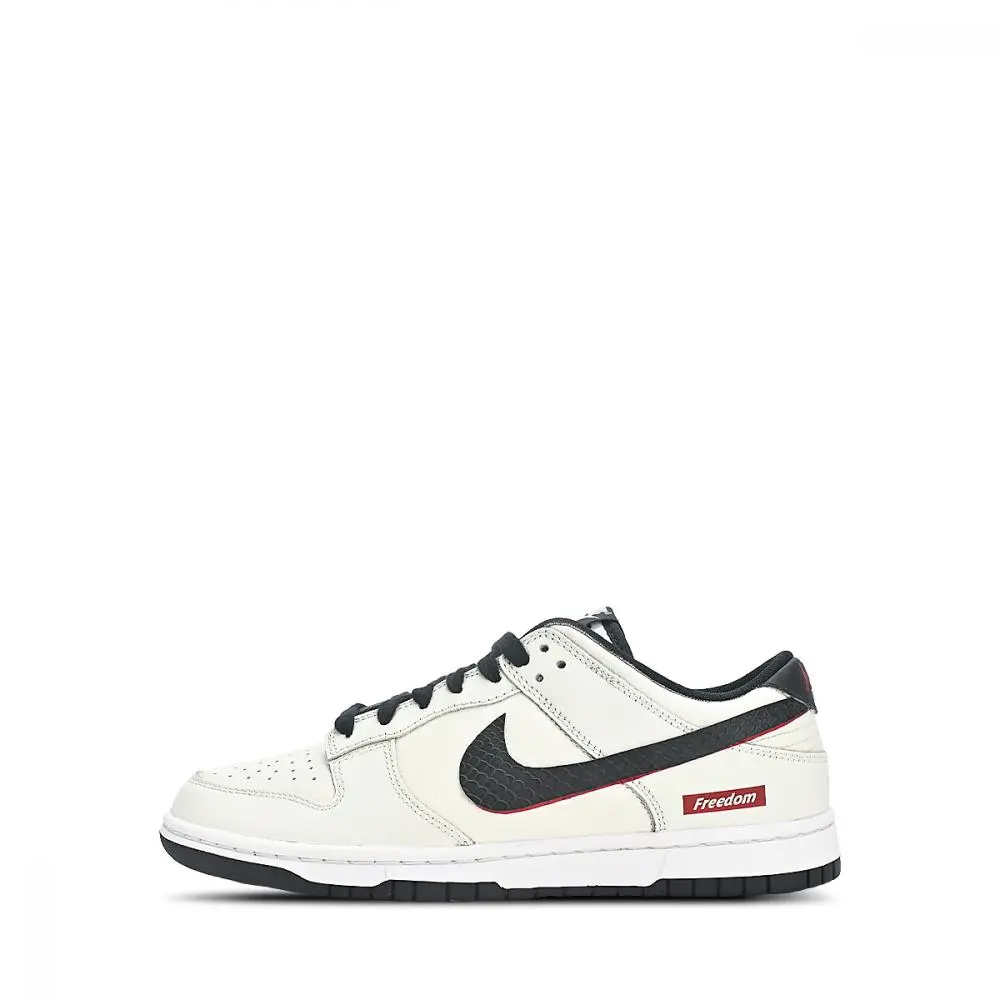 Nike Dunk LOW RETRO Anti Slip Wear Resistant Low Top Skateboard Shoes Unisex Beige Black
