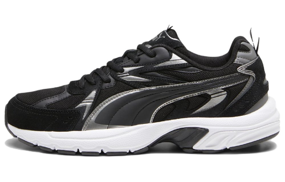 PUMA Milenio Cushioning And Breathable Low Top Casual Shoes Men's Black