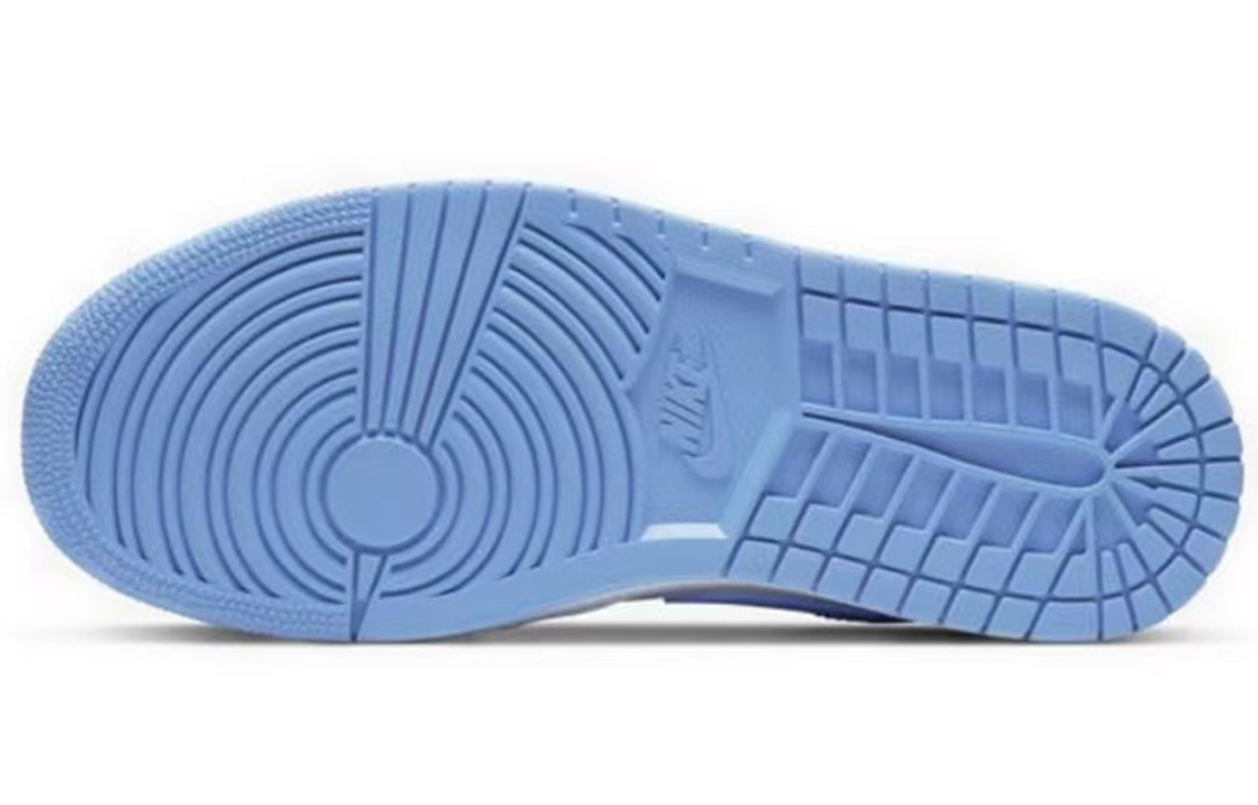 Jordan Air Jordan 1 Cushioning Anti-Slip And Wear-Resistant Low-Top Vintage Basketball Shoes Women's White Blue купить в интернет-магазине Yoocart с быстрой доставкой по России.