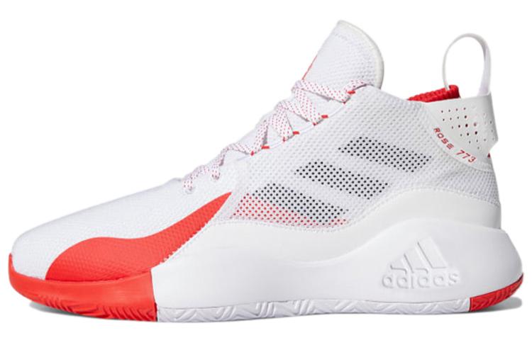 Adidas D Rose 773 Cloud White Vivid Red
