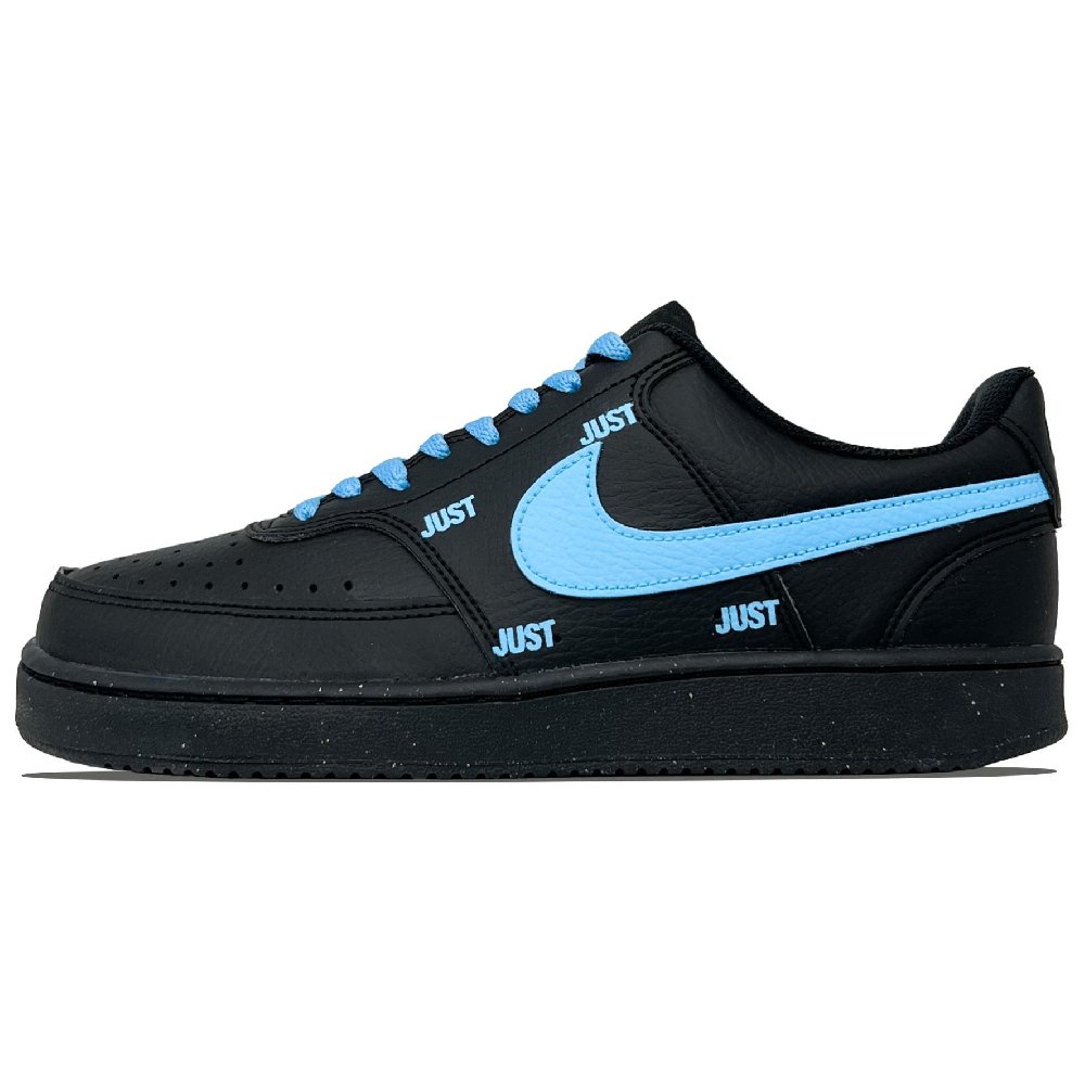 Nike Court Vision Anti-Slip Wear-Resistant Low-Top Skateboard Shoes Unisex Blue