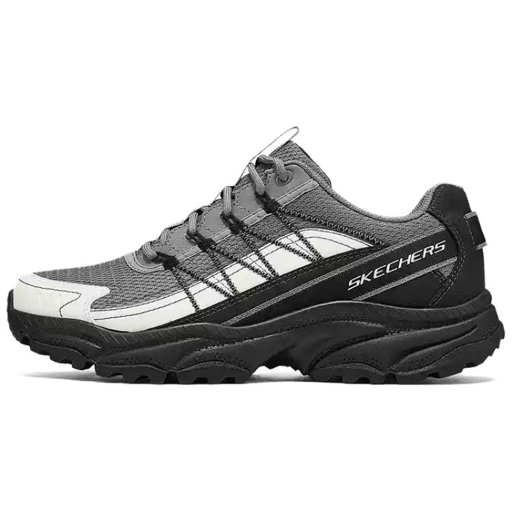 Skechers OUTDOOR MENS Low Top Hiking Shoes Men's Black Gray