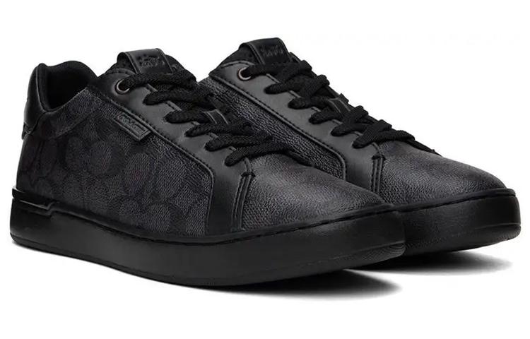 COACH Low Top Stylish Skateboarding Shoes Men's Black