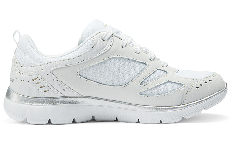 Skechers Summits Cushioning, Abrasion Resistant, Breathable, Lightweight Low Top Casual Shoes Women's White