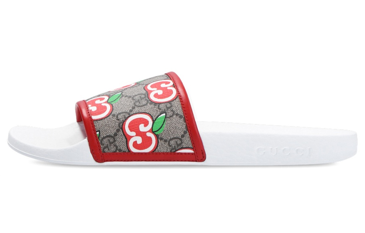 GUCCI Slide 'Apple Logo' Women's