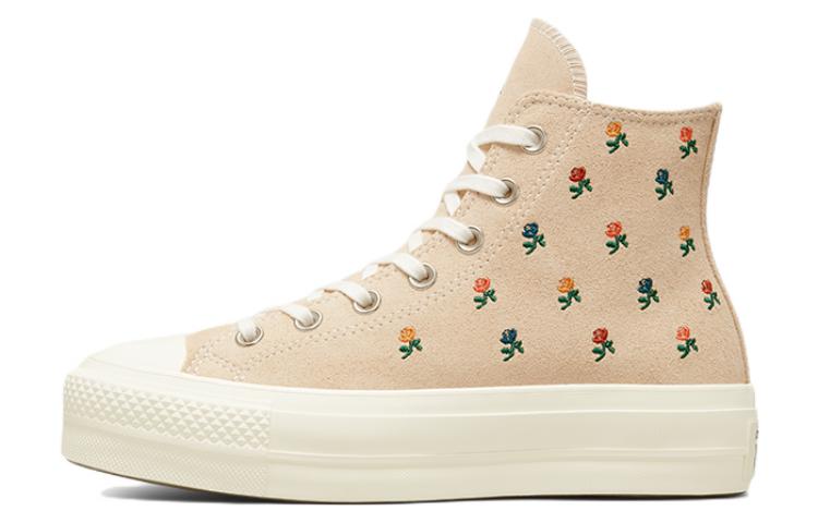Converse Women's Chuck Taylor All Star Lift Platform High 'Embroidered Roses' Women's