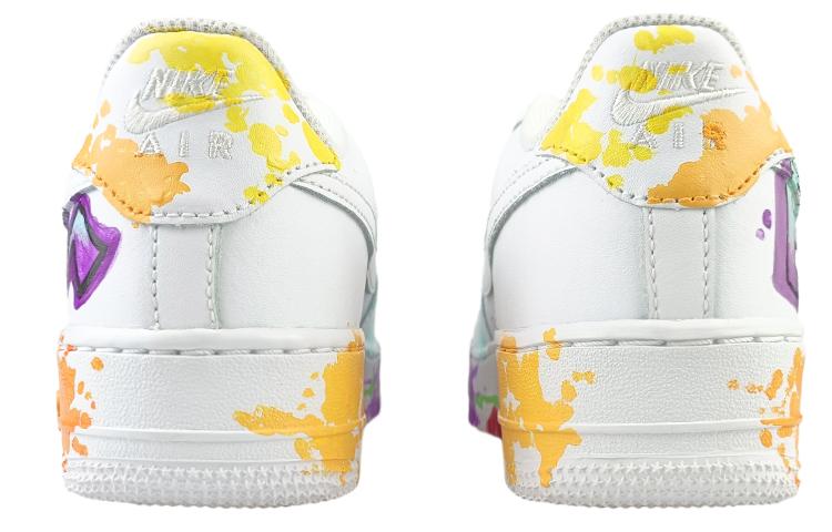 Nike Air Force 1 Low-Top Skateboard Shoes Women's White Blue купить в интернет-магазине Yoocart с быстрой доставкой по России.