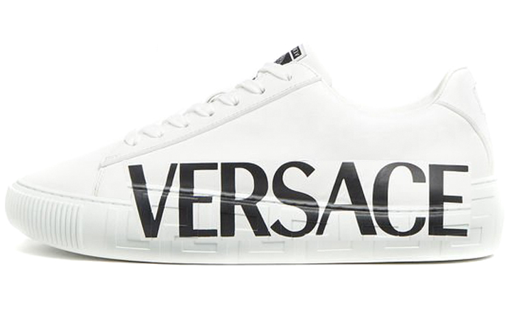 VERSACE Medusa Greca Low White White Black