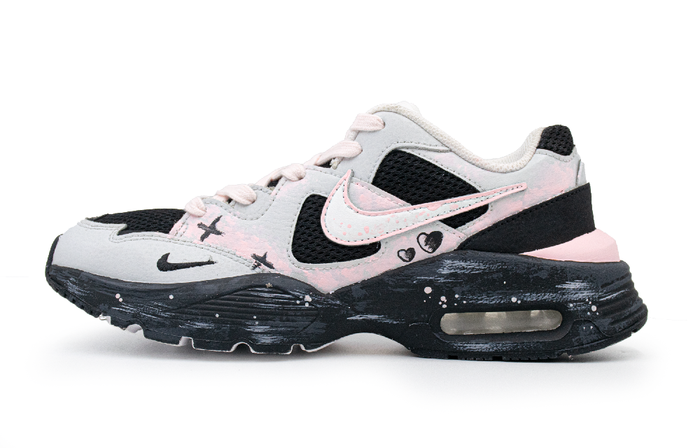 Nike Air Max Fusion Low Top Casual Running Shoes Women's Black