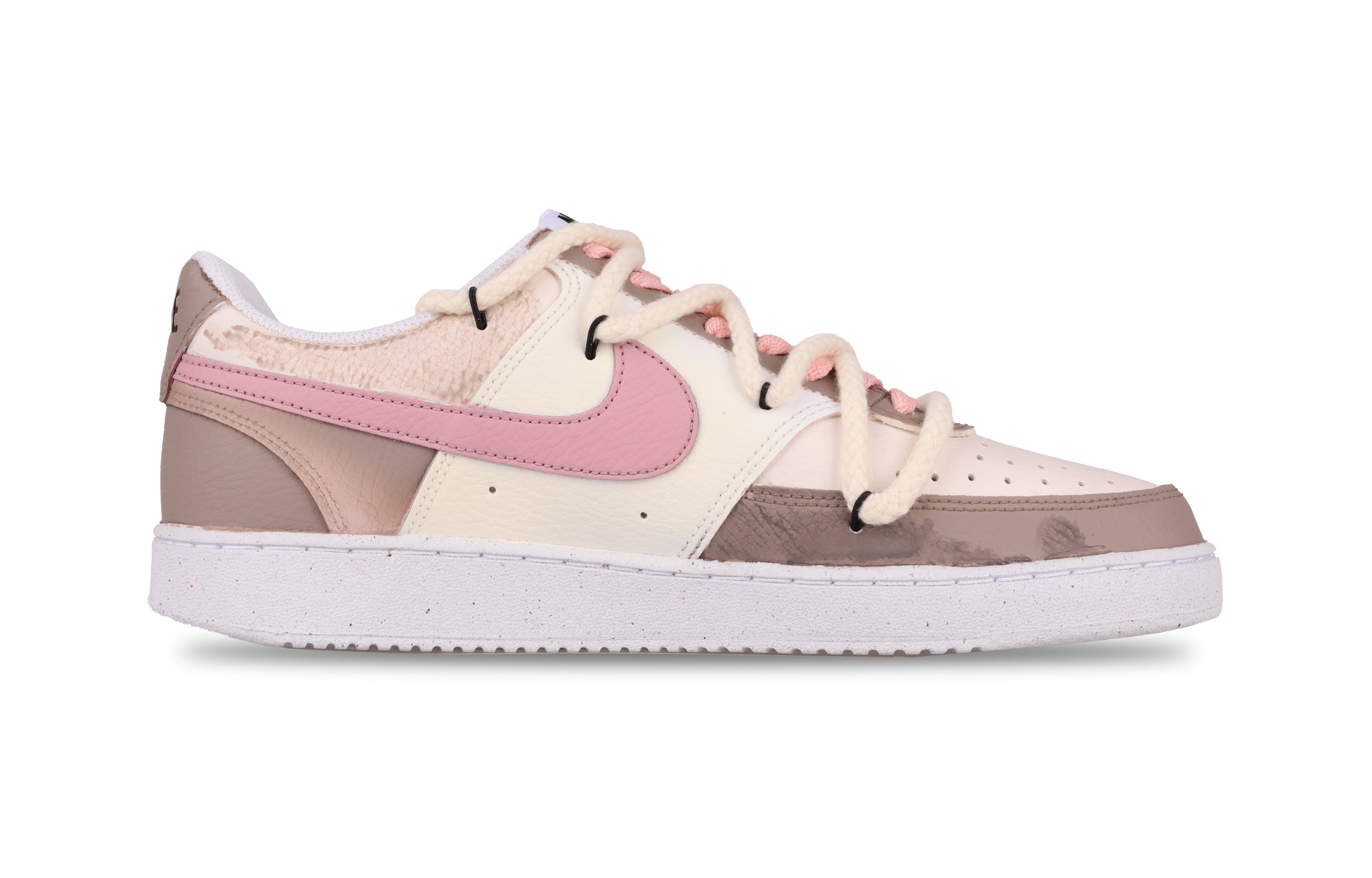 Nike Court Vision 1 Tipsy Abrasion Resistant Low Top Skateboard Shoes Men's Pink Brown купить в интернет-магазине Yoocart с быстрой доставкой по России.