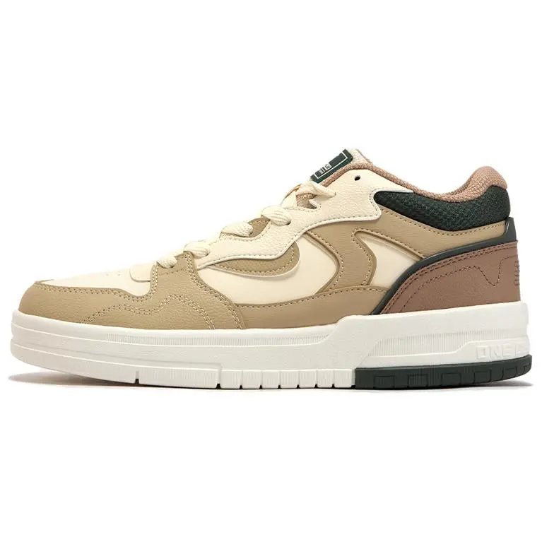 361° Slip Resistant Waterproof High Top Skateboard Shoes Men's Beige Brown