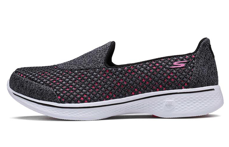 Skechers Go Walk 4 Low Top Casual Shoes Women's Spade Red