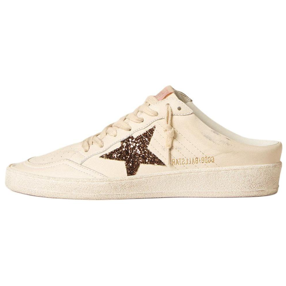 Golden Goose Ball Star Closed Toe Slippers Women's Beige
