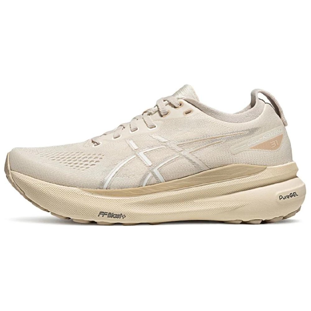 Asics Gel Kayano 31 Low Top Marathon Long Distance Running Shoes Women's Beige