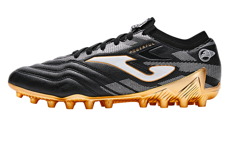 Joma MG Rubber Short Studs Anti Slip Wear Resistant MG Soccer Shoes Men's Black