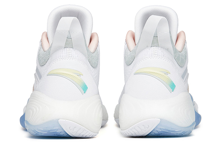 Anta Basketball Collection Cushioning Anti-Slip And Wear-Resistant Low-Top Basketball Shoes White Green купить в интернет-магазине Yoocart с быстрой доставкой по России.