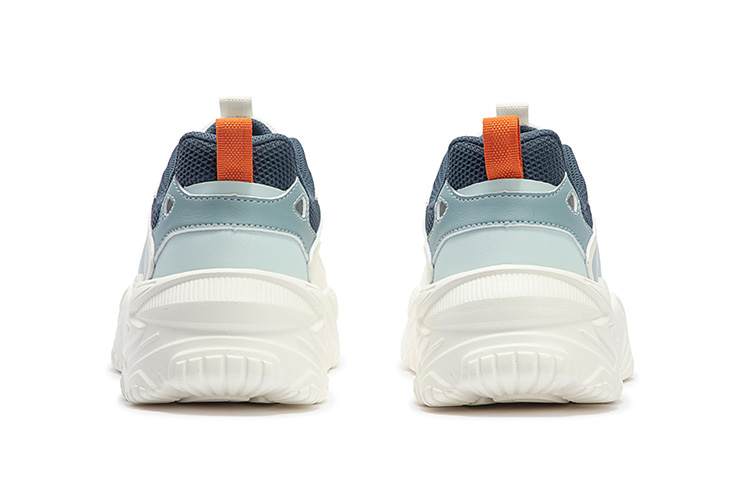 361° Ode Anti-Slip And Wear-Resistant Breathable Low-Top Casual Shoes Misty Blue Yarn