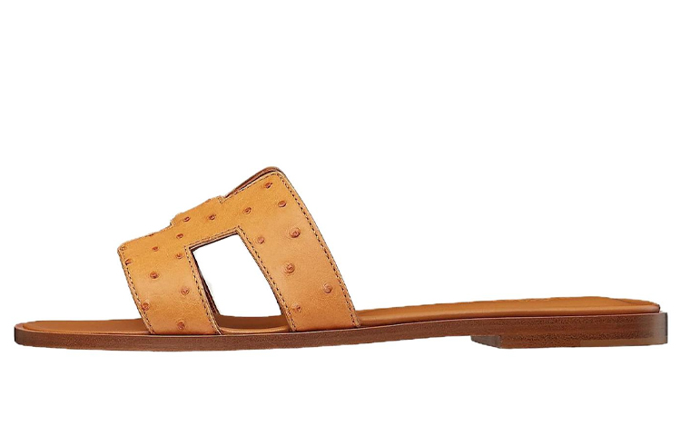 HERMES Oran Stylish Sandals Women's Brown
