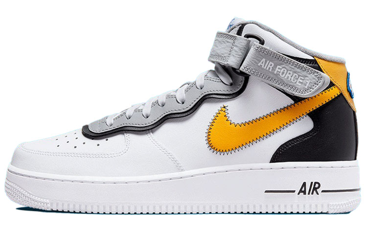 Nike Air Force 1 Mid Athletic Club White Dark Sulfur