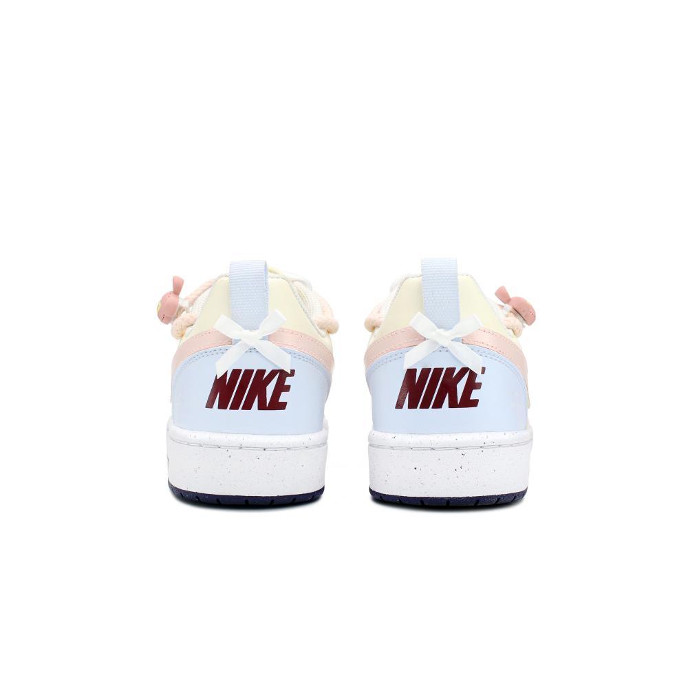 Nike Court Borough Abrasion Resistant, Lightweight, And Breathable Low Top Skateboard Shoes Women's Yellow Blue купить в интернет-магазине Yoocart с быстрой доставкой по России.