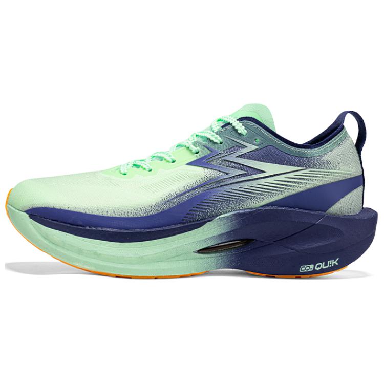 361° Cushioning Breathable Low-Top Running Shoes Men's Green Blue