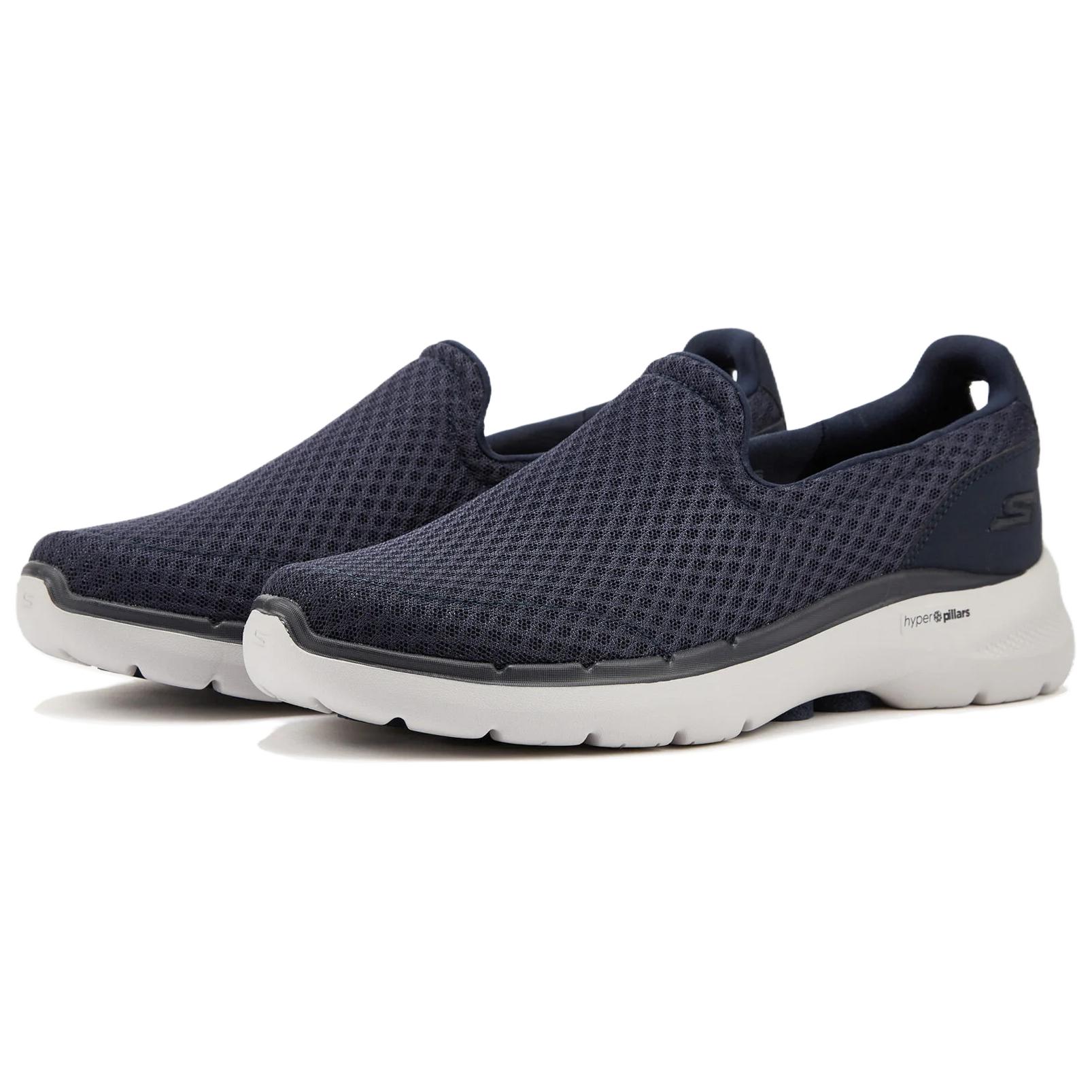 Skechers Go Walk 6 Low Top Casual Shoes Men's Blue купить в интернет-магазине Yoocart с быстрой доставкой по России.