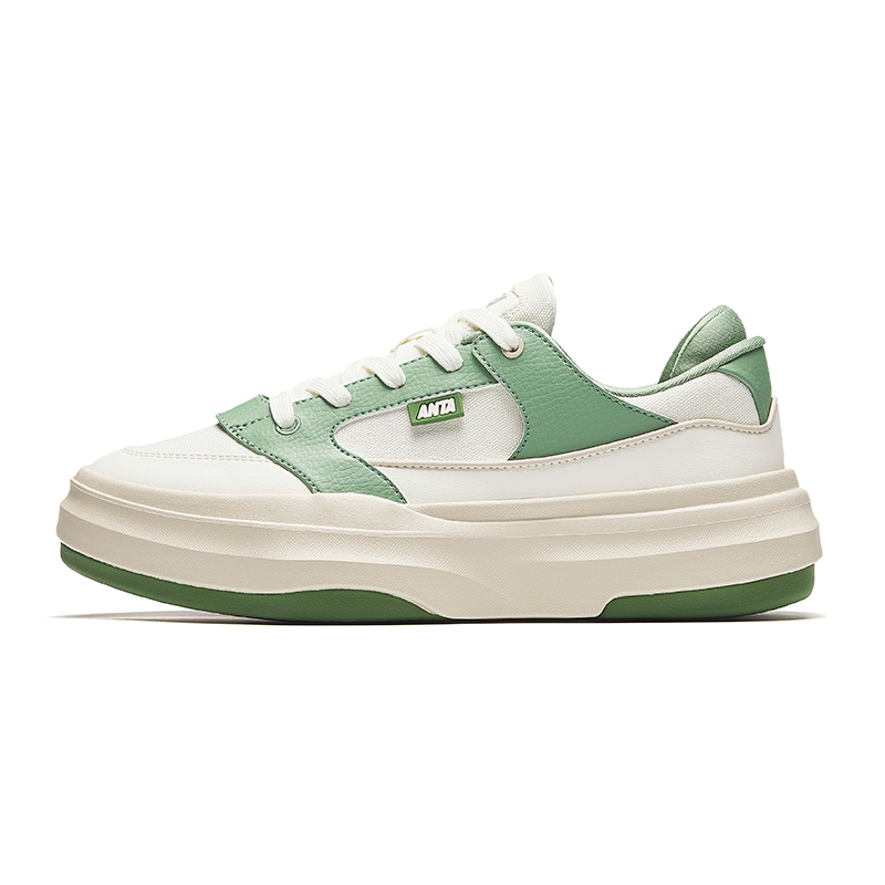 Anta Cookie Doodoo Anti-Slip Wear-Resistant Low-Top Skateboard Shoes Women's Green