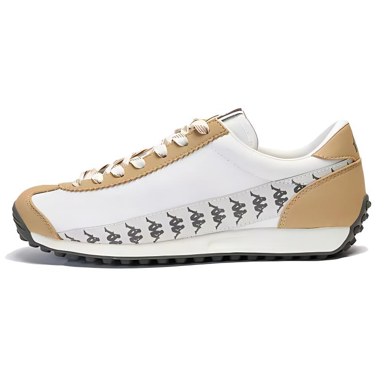 Kappa BANDA Slip-Resistant Breathable Low-Top Casual Running Shoes Unisex Brown White