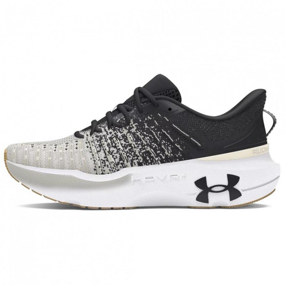 Under Armour Infinite Elite Anti-Slip Wear-Resistant Low-Top Casual Running Shoes Women's Black Gray Color
