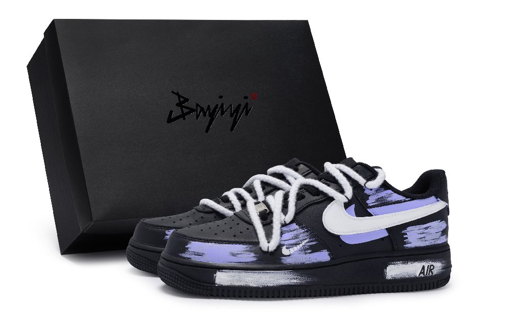Nike Air Force 1 Skateboard Shoes Unisex Low-Top Purple