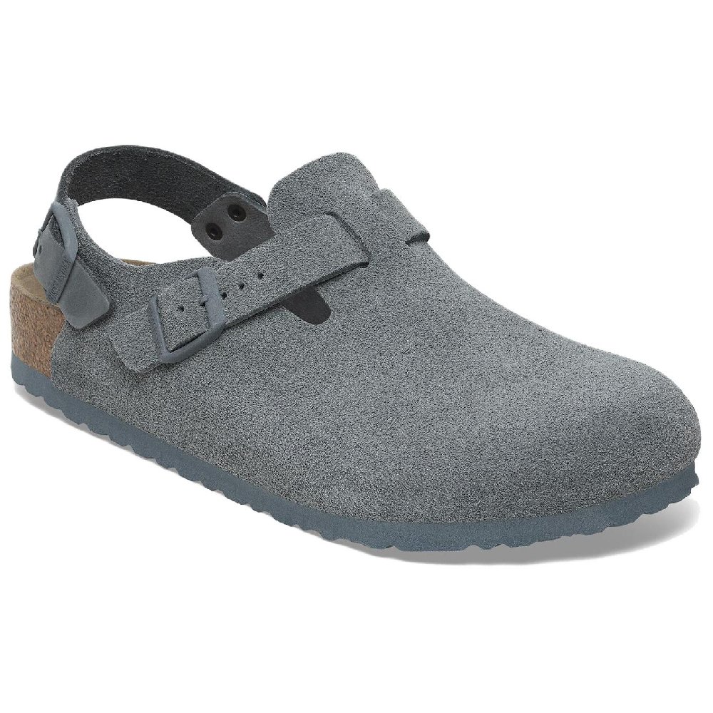 Birkenstock Tokio Low Top Casual Shoes Unisex Gray Regular Loose Fit