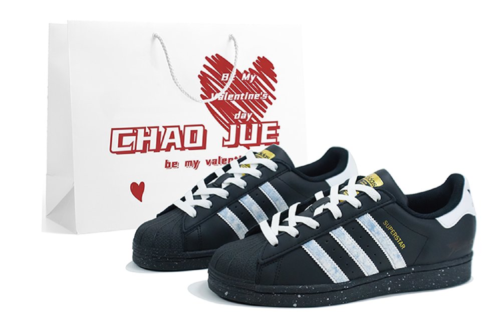 Adidas Originals SUPERSTAR Anti Slip Wear Resistant Low Top Skateboard Shoes Unisex Black White