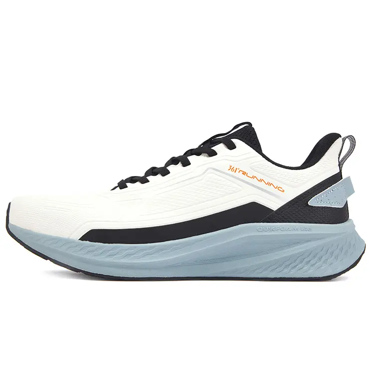 361° Abrasion Resistant Slip Resistant Low top Casual Running Shoes Men's White Blue