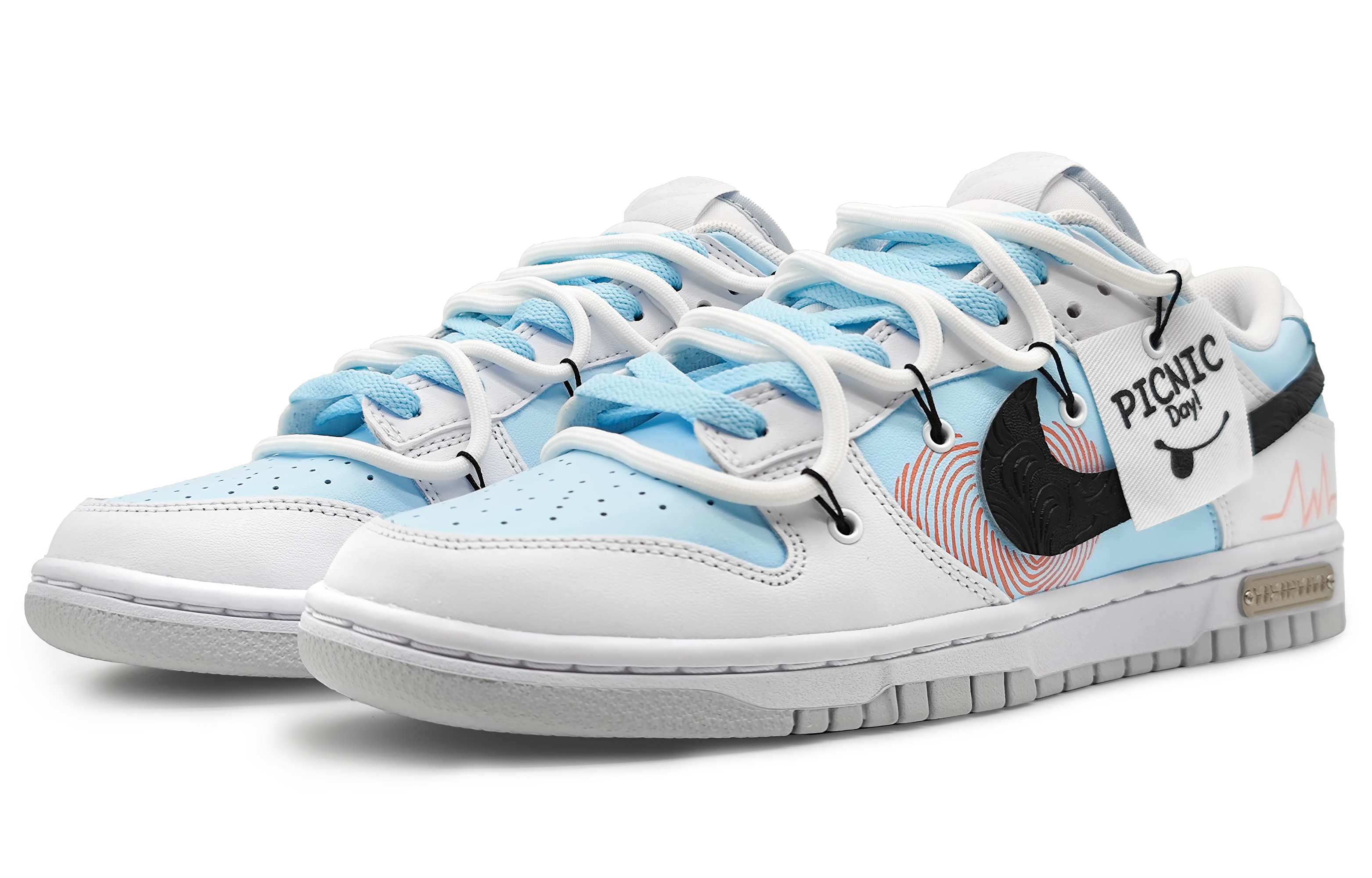 Nike Dunk Low-Top Skateboard Shoes Men's Blue Gray купить в интернет-магазине Yoocart с быстрой доставкой по России.