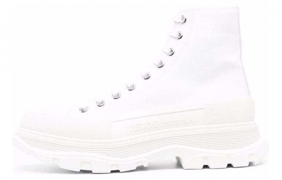 Alexander McQueen Tread Slick Boot 'Triple White'