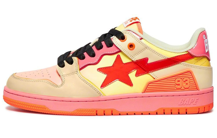 BAPE A BATHING APE Bape SK8 Sta Orange