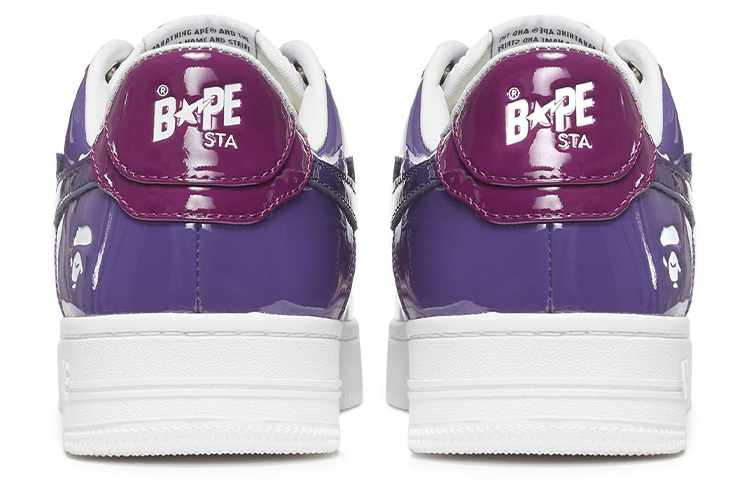 A BATHING APE Bape Sta Low Color Camo Combo Purple