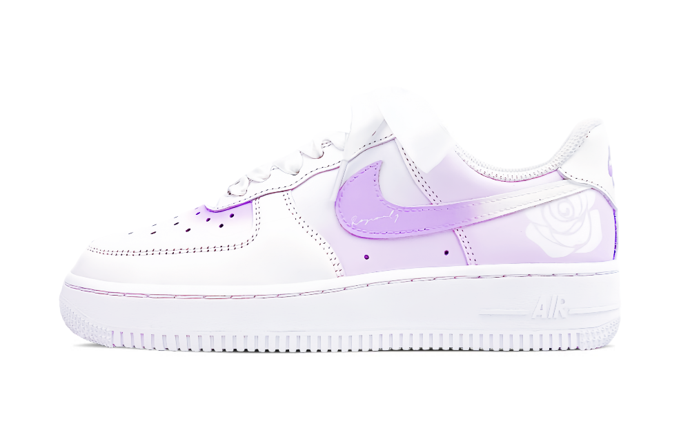 Nike Air Force 1 Slip Resistant, Abrasion Resistant, Lightweight Low Top Skateboard Shoes Unisex Purple