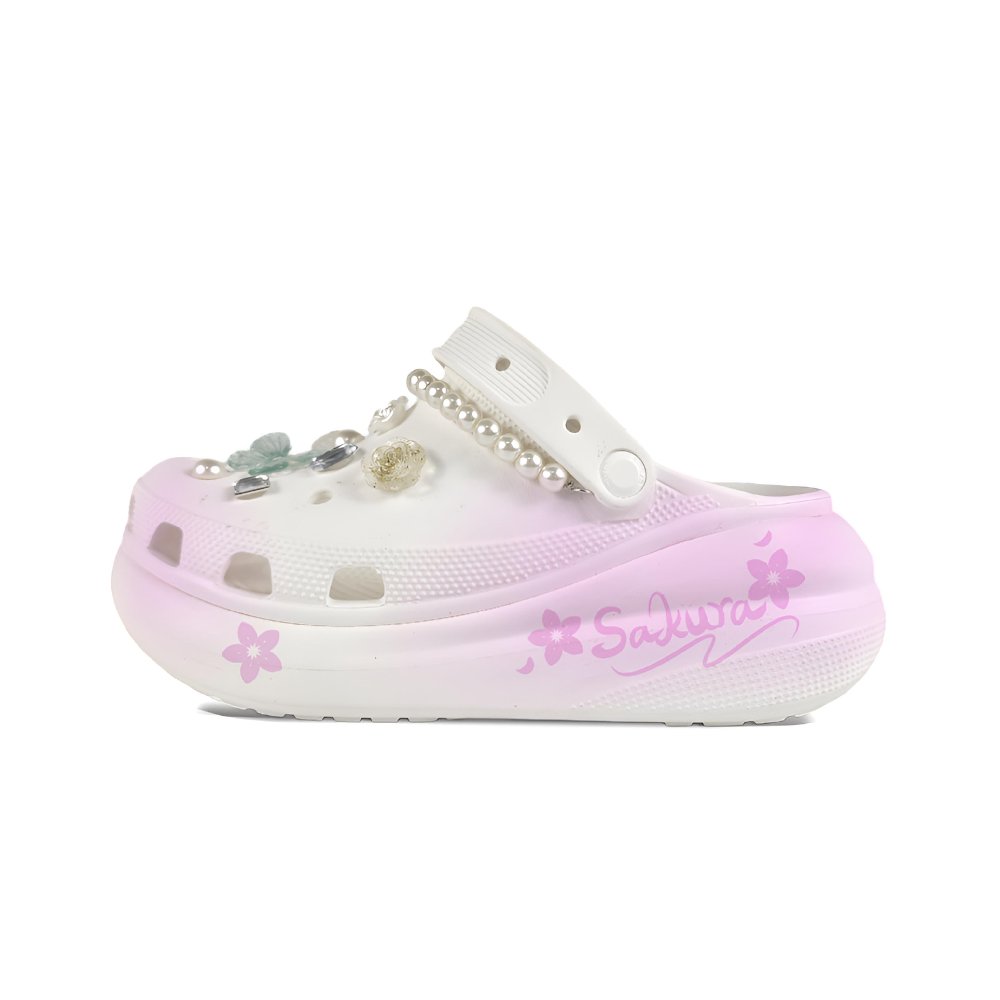Crocs Crush Clog Clogs Unisex White