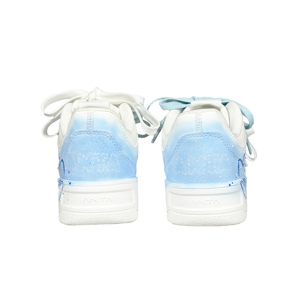 Anta Life Collection Slip Resistant Cushioning Abrasion Resistant Low Top Skateboard Shoes Women's Blue White купить в интернет-магазине Yoocart с быстрой доставкой по России.