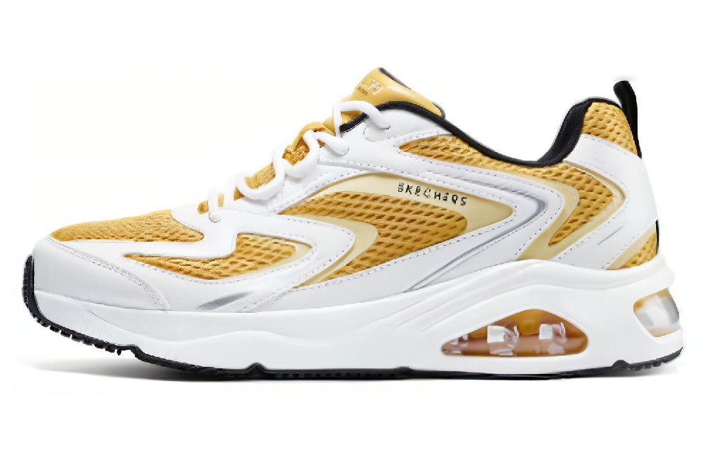 Skechers Uno Anti-Slip Wear-Resistant Low-Top Casual Shoes Men's Yellow