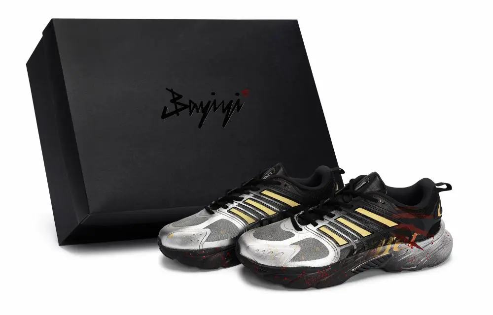 Adidas Climacool Ventania Abrasion Resistant Low top Running Shoes Unisex Black Red Gold Silver