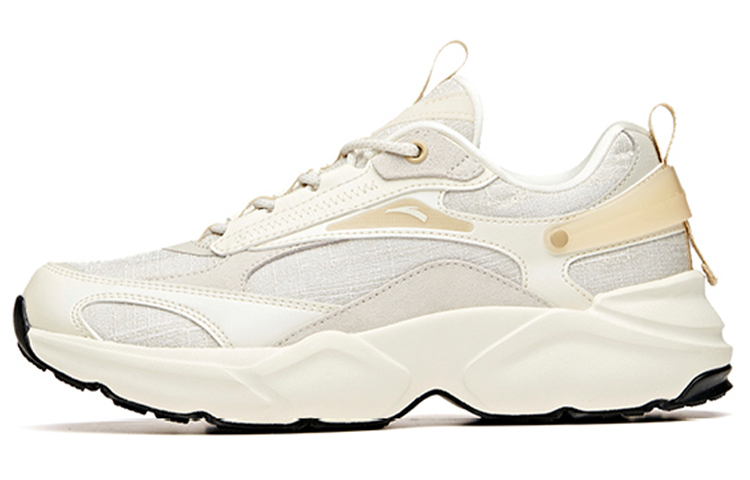 ANTA Casual Shoes Women's Low-Top —Degree Gray/Light Beige White