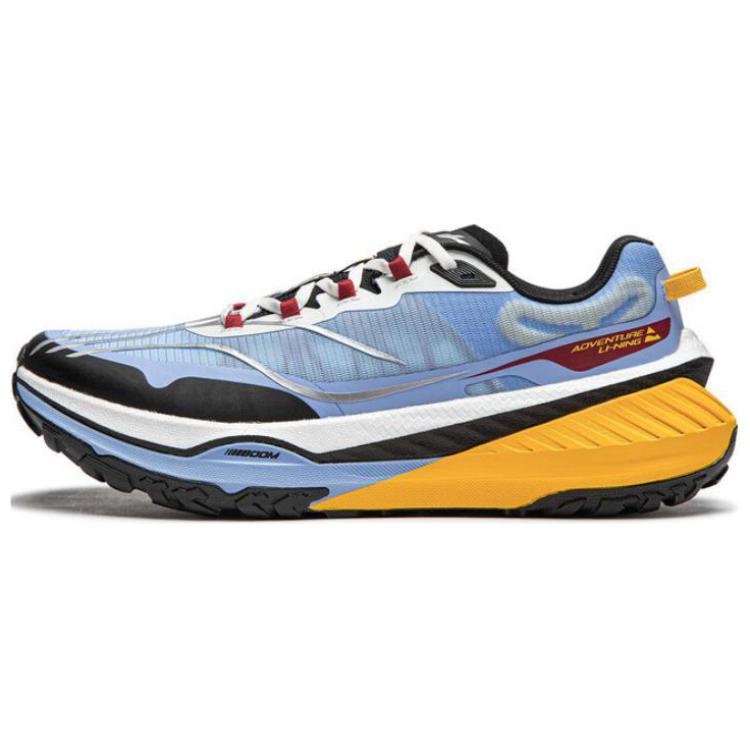 LiNing Dilu Cushioning Anti-Slip And Wear-Resistant Support Rebound Low-Top Running Shoes Women's Anthocyan Blue