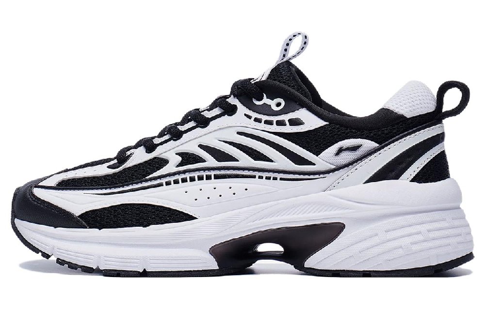 LiNing Comet Wear-resistant And Lightweight Low-Top Casual Shoes Women's White Black